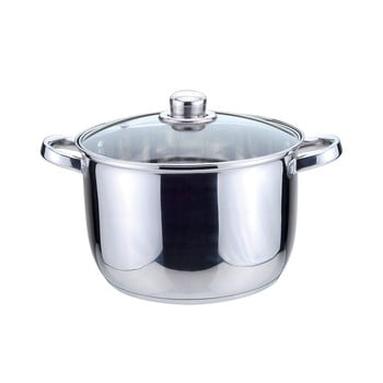 Oală cu capac, potrivită pentru inducție sabichi essential stock, 5,5 l