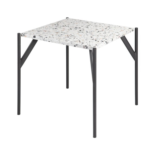 Příruční stůl s deskou z materiálu teraco RGE Terrazzo Cosmos, 50 x 50 cm