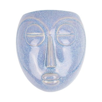 Ghiveci de perete pt living mask, 16,5 x 17,5 cm, albastru