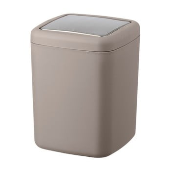 Coș de gunoi wenko barcelona s, înălțime 20 cm, maro-gri