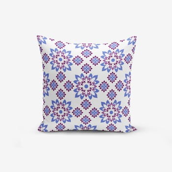 Față de pernă cu amestec din bumbac minimalist cushion covers special design flower modern, 45 x 45 cm