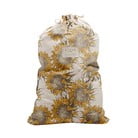 Látkový vak na prádlo s příměsí lnu Really Nice Things Bag Sunflower, výška 75 cm