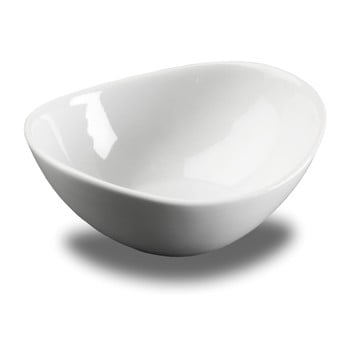 Bol versa oval bowl, alb
