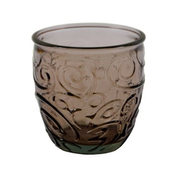Pahar din sticlă reciclată ego dekor triana, 250 ml, gri închis