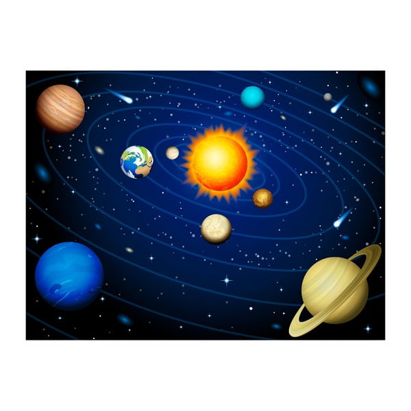 Velkoformátová tapeta Artgeist Solar System, 400 x 309 cm
