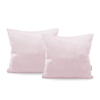 Set 2 fețe de pernă din bumbac decoking amber lilac, 40 x 40 cm, violet deschis