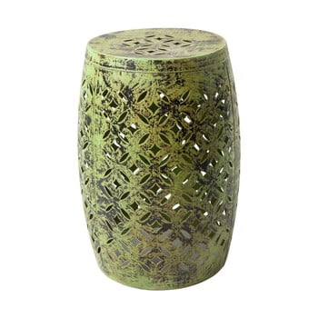 Taburet metalic vopsit manual rge nour, ⌀ 30 cm, verde