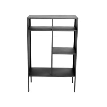 Raft metalic canett brooks, înălțime 110 cm, negru