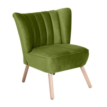 Fotoliu max winzer alessandro suede, verde