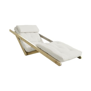 Șezlong extensibil karup design figo natural, bej deschis