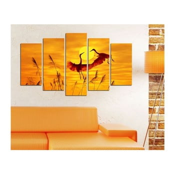 Tablou din mai multe piese insigne huntago, 102 x 60 cm