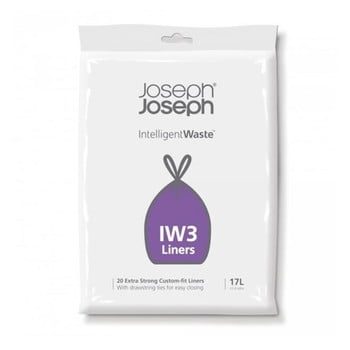 Saci pentru deșeuri joseph joseph intelligentwast iw3, volum 17l