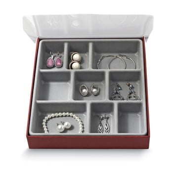 Organizator bijuterii cu 9 compartimente domopak bijou