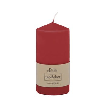 Lumânare baltic candles eco top, înălțime 14 cm, roșu