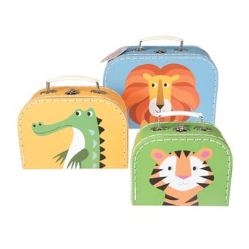 Set 3 valize pentru copii Rex London Colourful Creatures