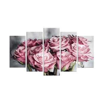 Tablou din mai multe piese bouquet, 110 x 60 cm