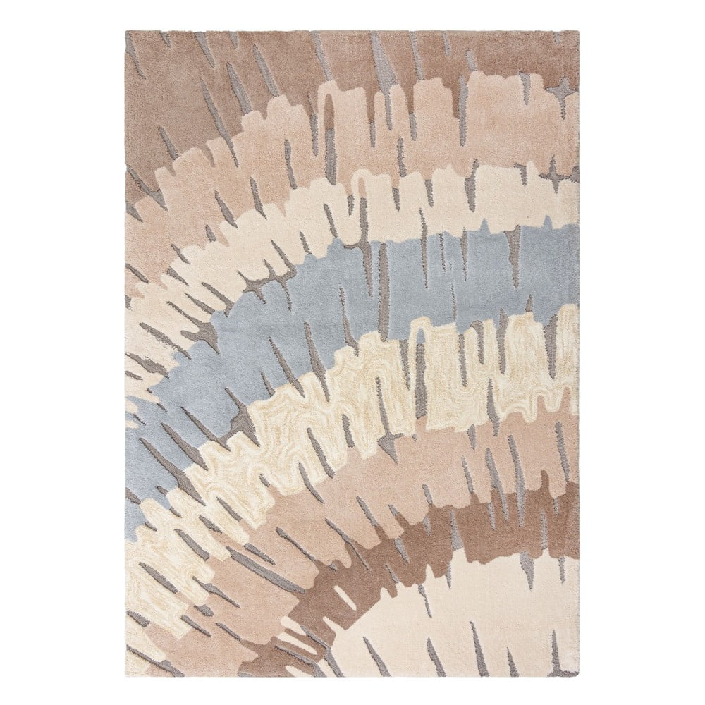 Hnědo-béžový koberec Flair Rugs Woodgrain, 160 x 230 cm