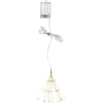 Decorațiune luminoasă cu led suspendată best season hanging firework light warm, 60 lumini