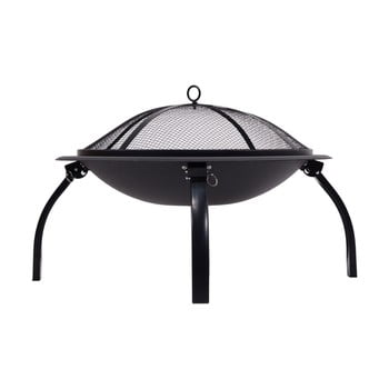Coș pentru foc, cu grătar și capac cattara vesuv, ø 48 cm