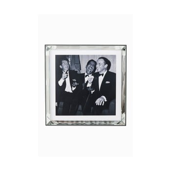 Tablou alb-negru Kare Design Rat Pack, 60 x 60 cm