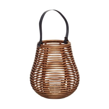 Felinar din ratan hübsch torleif, înălțime 32 cm
