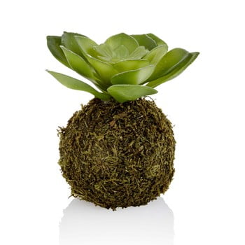 Kokedama din flori artificiale The Mia Green