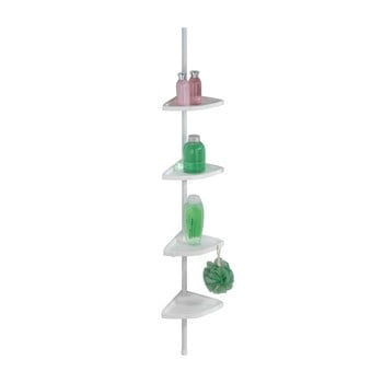 Raft telescopic de perete pentru baie wenko easy, alb