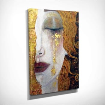 Reproducere tablou pe pânză gustav klimt golden tears, 30 x 40 cm
