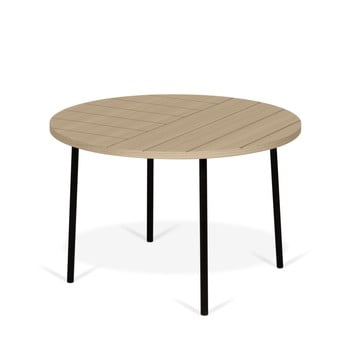 Masă cafea cu blat în decor de stejar temahome ply, ø 70 cm