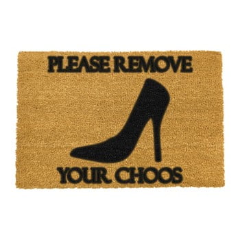 Covoraș intrare din fibre de cocos artsy doormats remove shoes, 40 x 60 cm