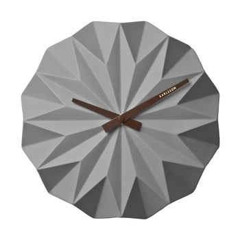 Ceas de perete karlsson origami, gri