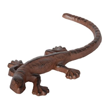 Decoraţiune din fontă în formă de şopârlă esschert design, lungime 22,5 cm