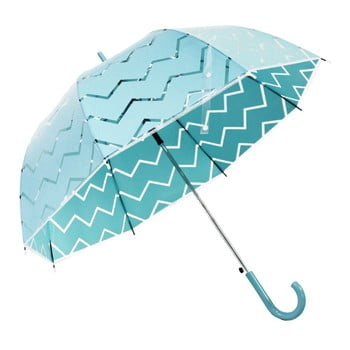 Umbrelă ambiance chevron, ⌀ 100 cm, turcoaz