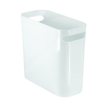 Coș depozitare interdesign una, 12 x 27 cm, alb