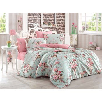 Lenjerie de pat cu cearșaf queen bed, 200 x 220 cm