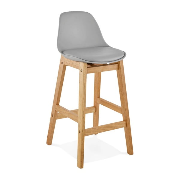 Šedá barová židle Kokoon Elody, výška 86,5 cm