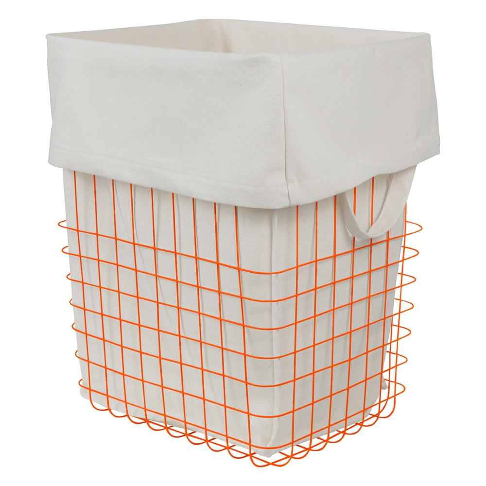Oranžový kovovo-látkový koš na prádlo 64 l Store-It – Mette Ditmer Denmark