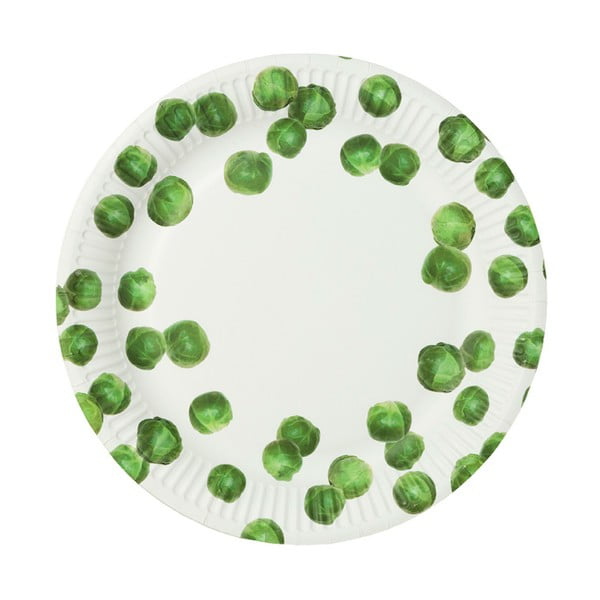 Sada 8 papírových talířů Talking Tables Sprout