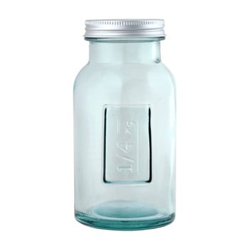 Sticlă din material reciclat cu capac ego dekor, 250 ml
