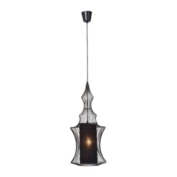 Lustră kare design swing zylinder, negru