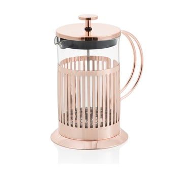 French press pentru ceai și cafea brandani rose gold, 600 ml
