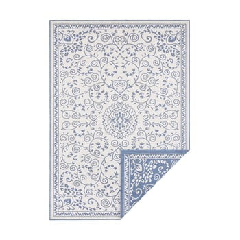 Covor pentru exterior bougari leyte, 200 x 290 cm, albastru-crem
