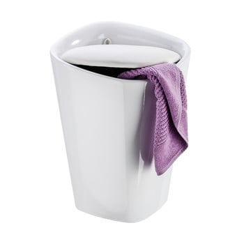 Coș de rufe taburet wenko candy, alb, 20 l