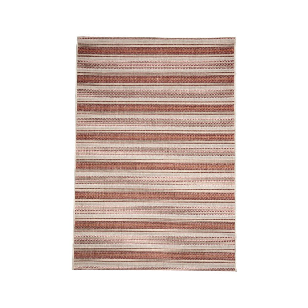 Béžovo-červený venkovní koberec Floorita Riga, 160 x 230 cm