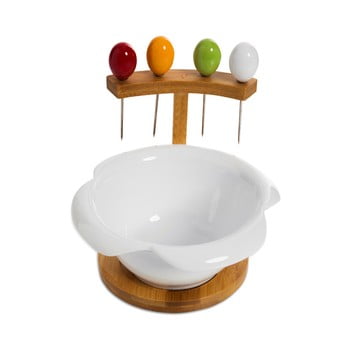 Set servire aperitive bambum paya, 6 piese
