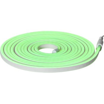 Șirag luminos pentru exterior best season rope light flatneon, lungime 500 cm, verde