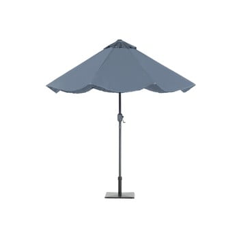 Umbrelă de grădină cu lumini led monobeli shining, gri închis