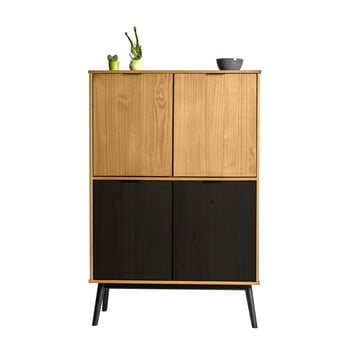 Comodă din lemn de pin marckeric estela, înălțime 142 cm