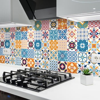 Set 30 autocolante ambiance cement tiles liliana, 10 x 10 cm