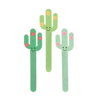 Set 3 pile pentru unghii Sass & Belle Cactus